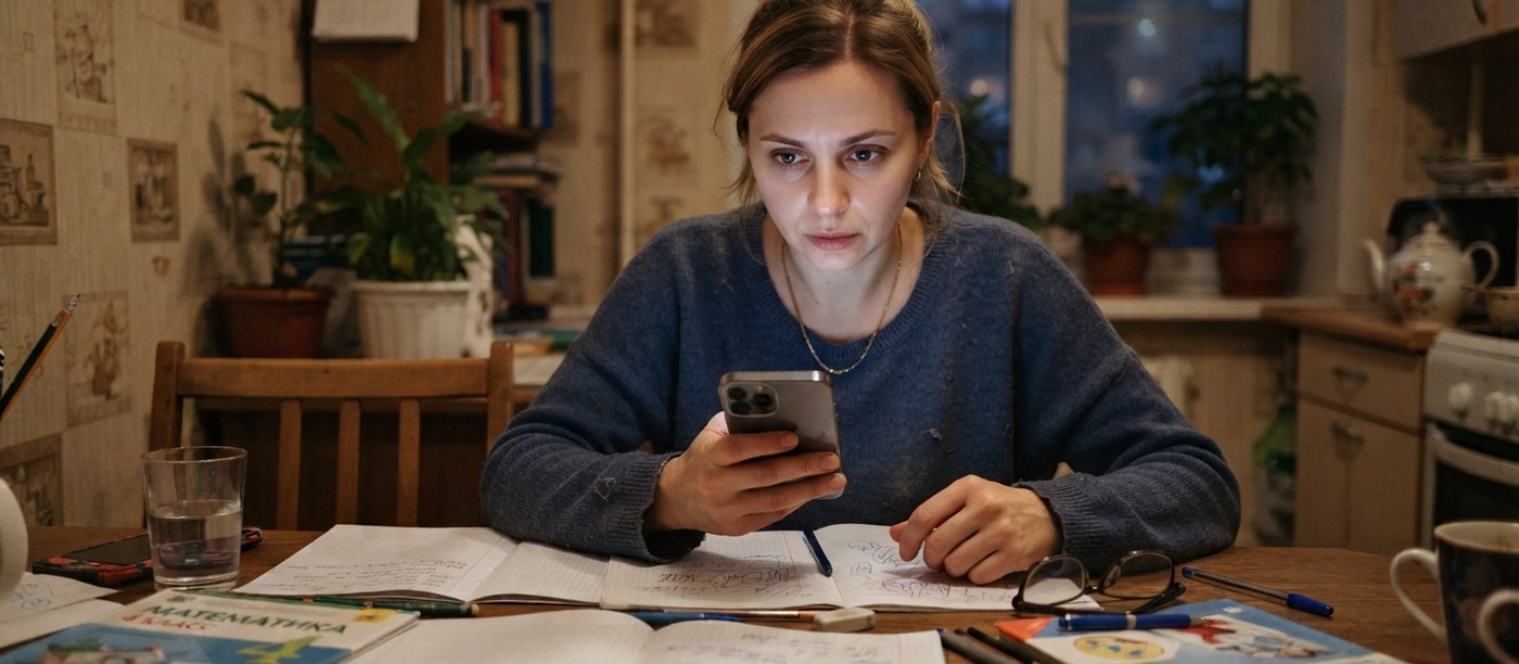 Ирина ищет ответ в родительских чатах